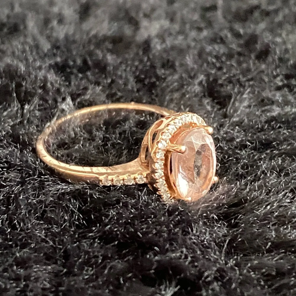 Morganite ring - Picture 3 of 6
